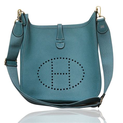 hermes evelyne pm blue|Hermes evelyne pm for sale.